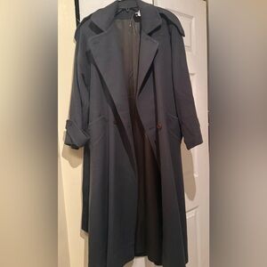 Vintage 100% Wool John Weitz Dark Green Women's Coat